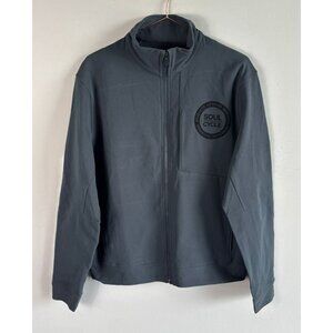 Lululemon SoulCycle Jacket Zip Up Womens Mock Neck Stretch Gray Size L